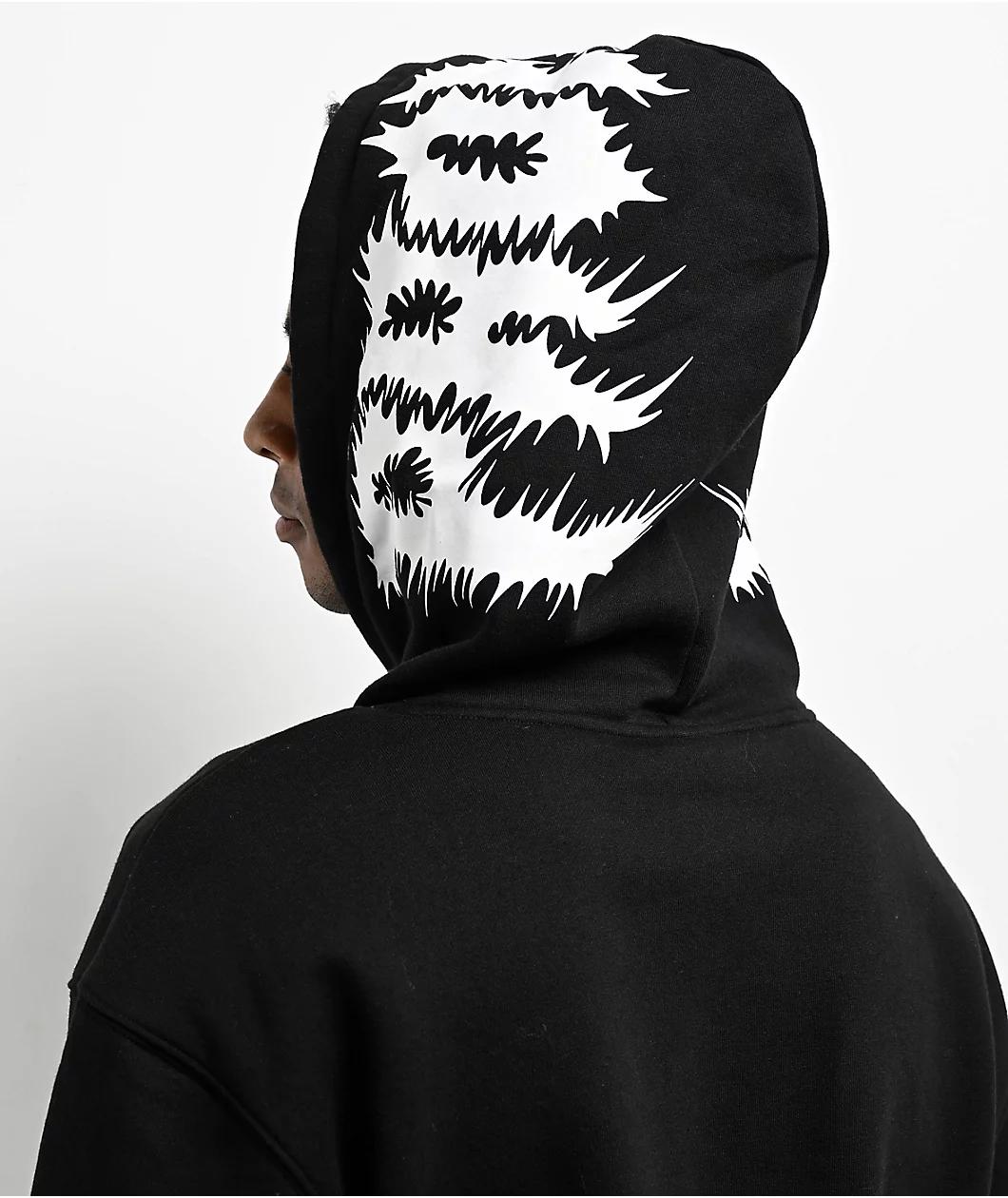Broken Promises Patched Up Black Hoodie Product Image
