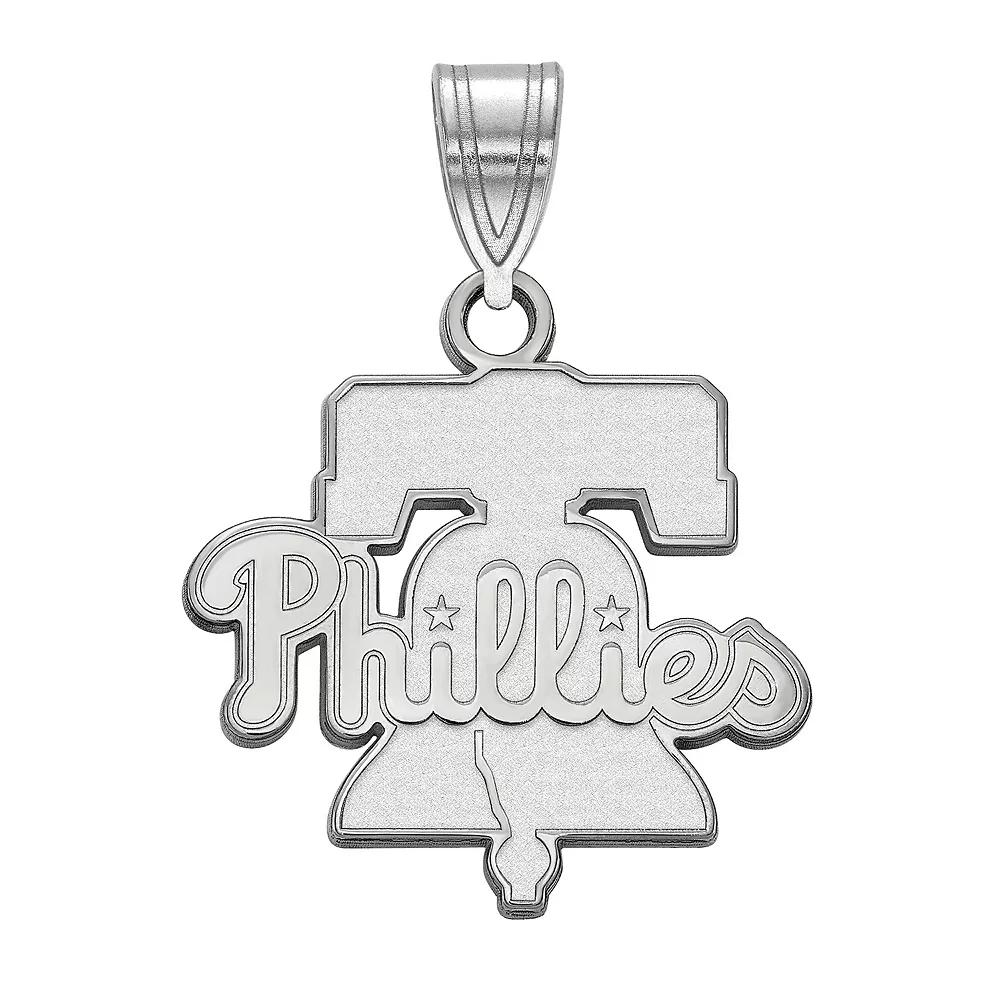 LogoArt Sterling Silver Philadelphia Phillies Medium Pendant, Women's, Size: 23 mm Product Image