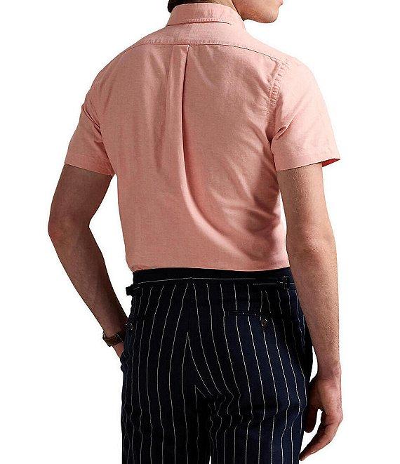 Polo Ralph Lauren Classic Fit Oxford Short Sleeve Woven Shirt Product Image