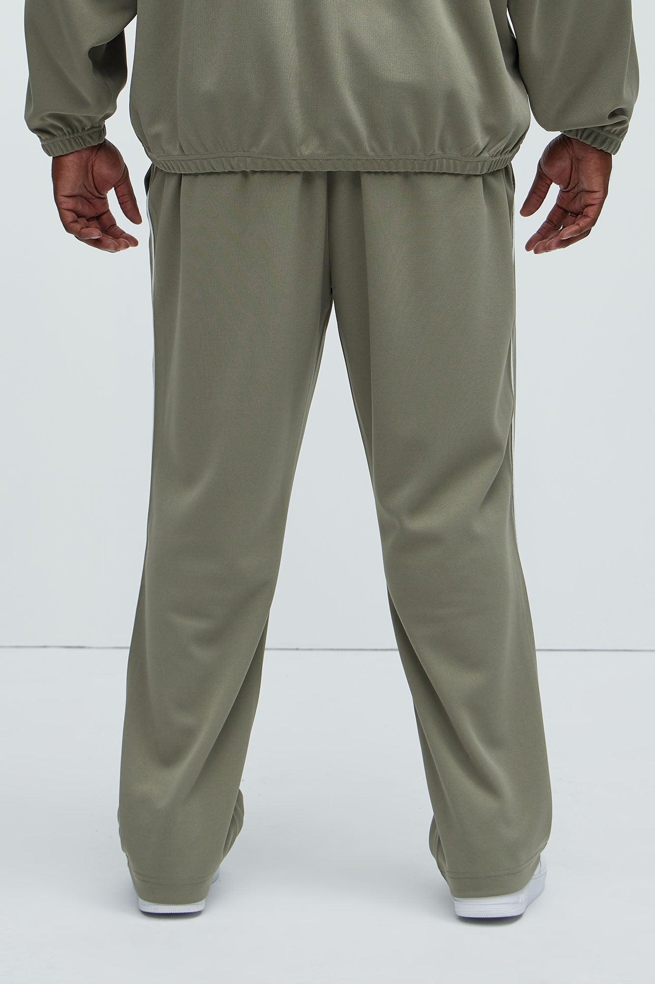 Terry Relaxed Trackpant - Olive Product Image