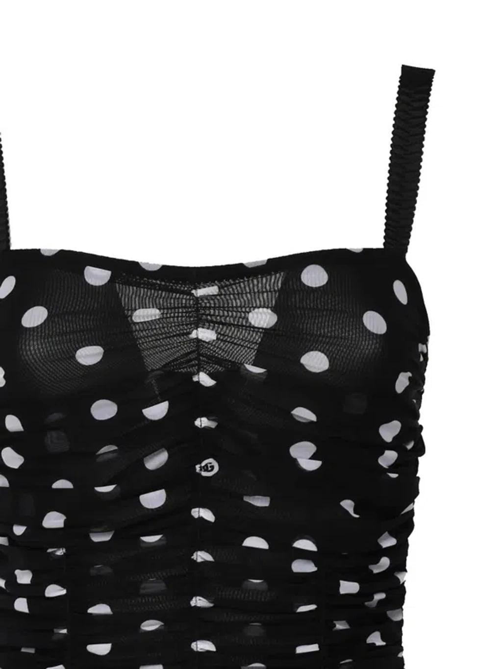 DOLCE & GABBANA Women Abito Mambo Italiano In Black Product Image