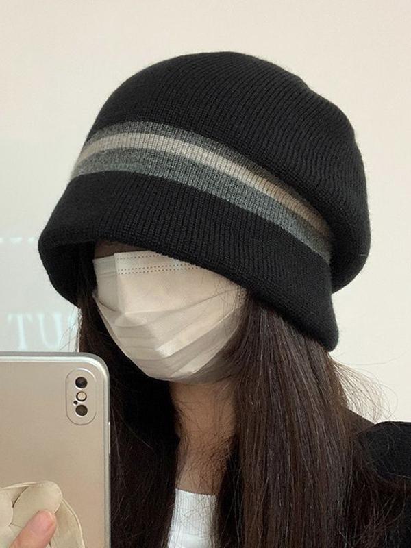 Striped Knitted Hats Product Image