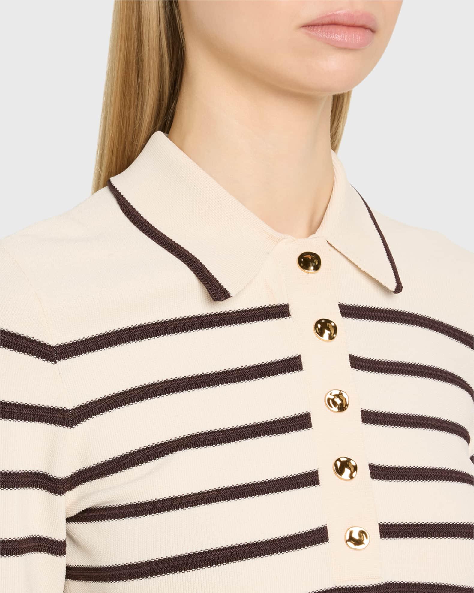 Illuminate Stripe Polo Top Product Image
