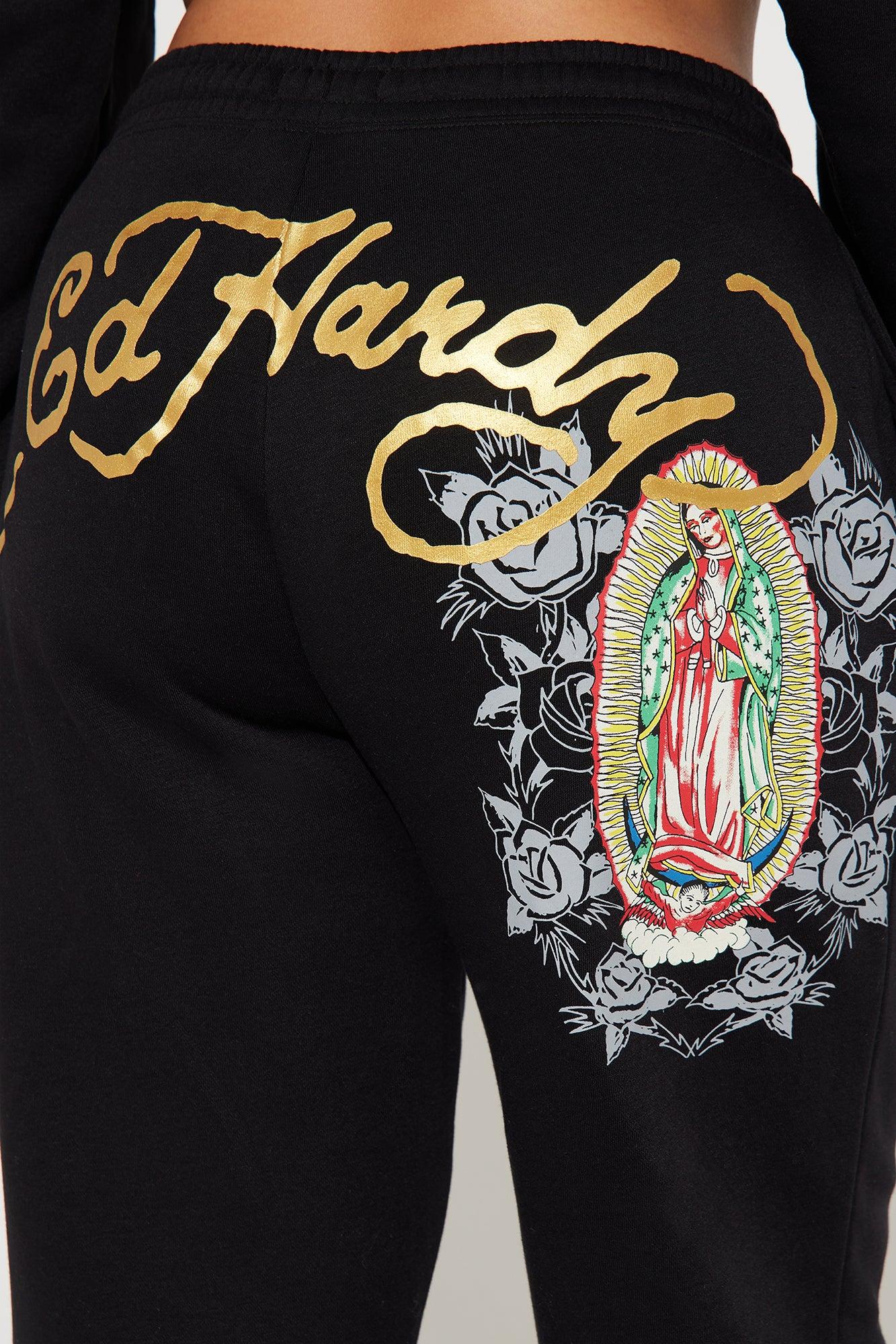 Ed Hardy Mary Jogger - Black Product Image