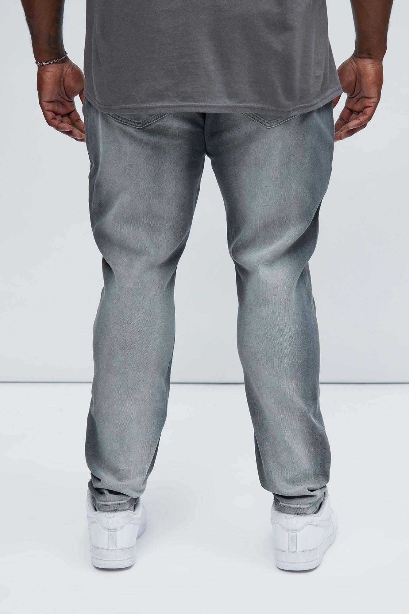 Take No L's Skinny Jean - Grey Product Image