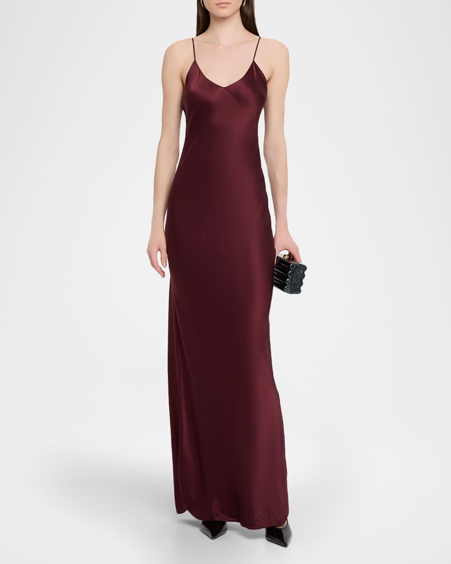 Silk Satin Slip Gown Product Image