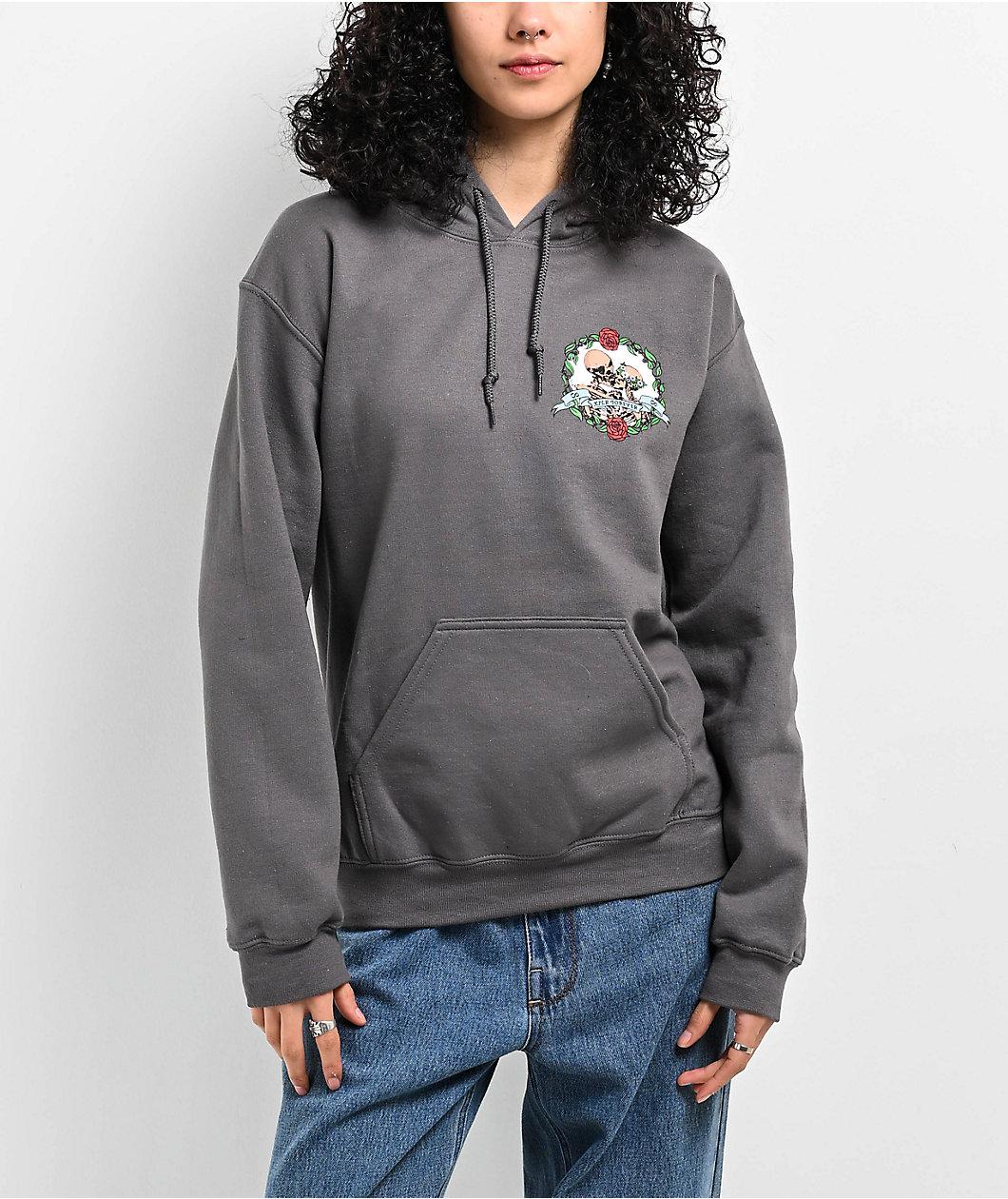 XPLR Deadly Love Charcoal Hoodie Product Image