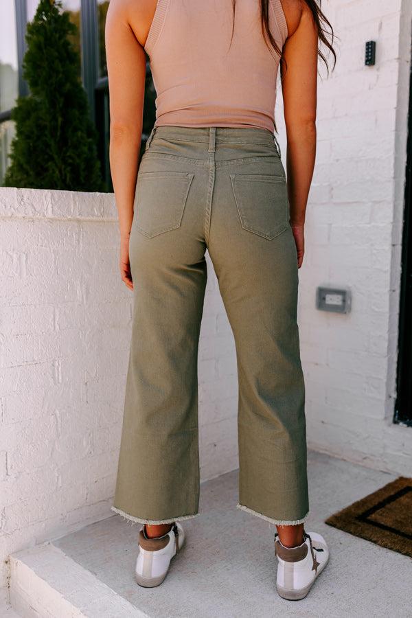 The McKenzie High Waist Jean In Sage Product Image