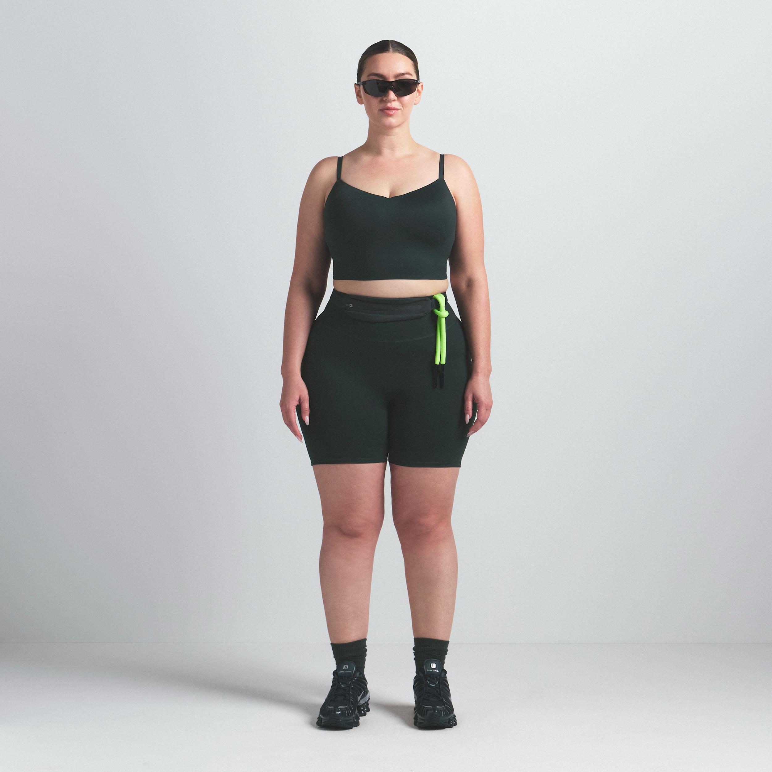 Nike Womens SKIMS Matte Cami Longline Bra | BRSPT5115-DKT Product Image