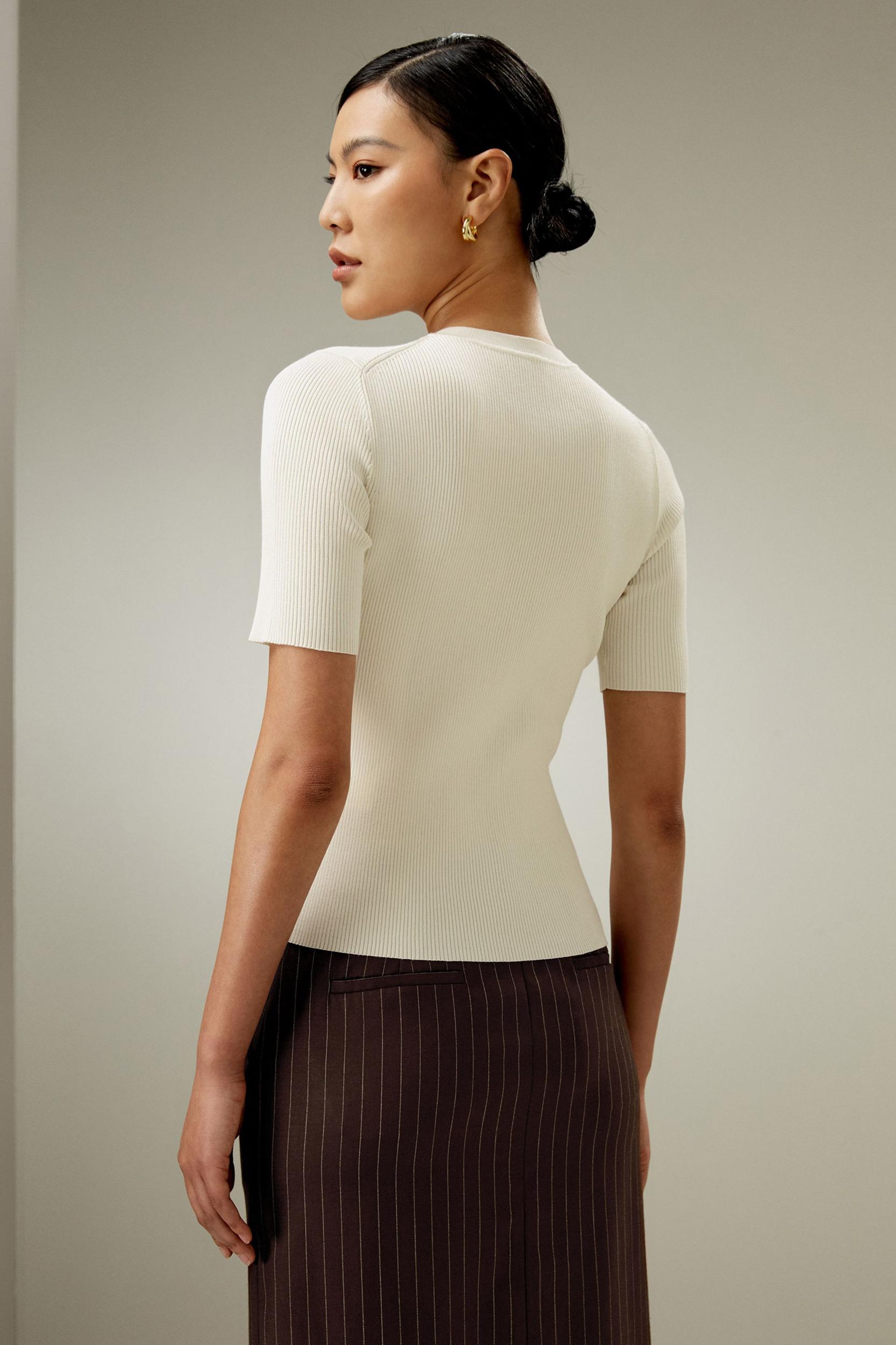 Essential Silk Knit Top Product Image