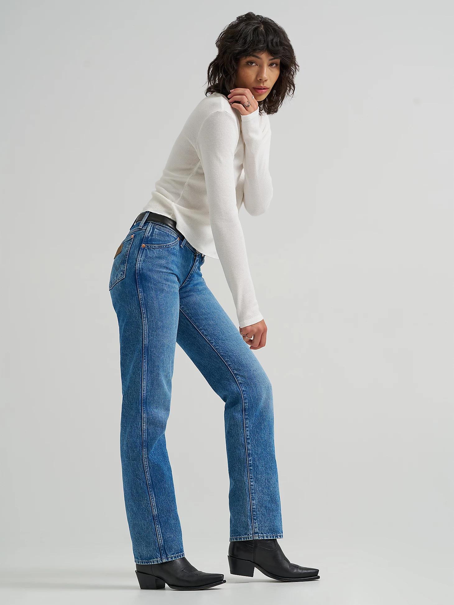 Women's Low Rise Cowboy Jean in Lasso Lagoon Product Image