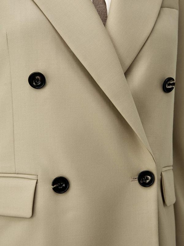 Modern Beauty Silk Wool Blazer Product Image