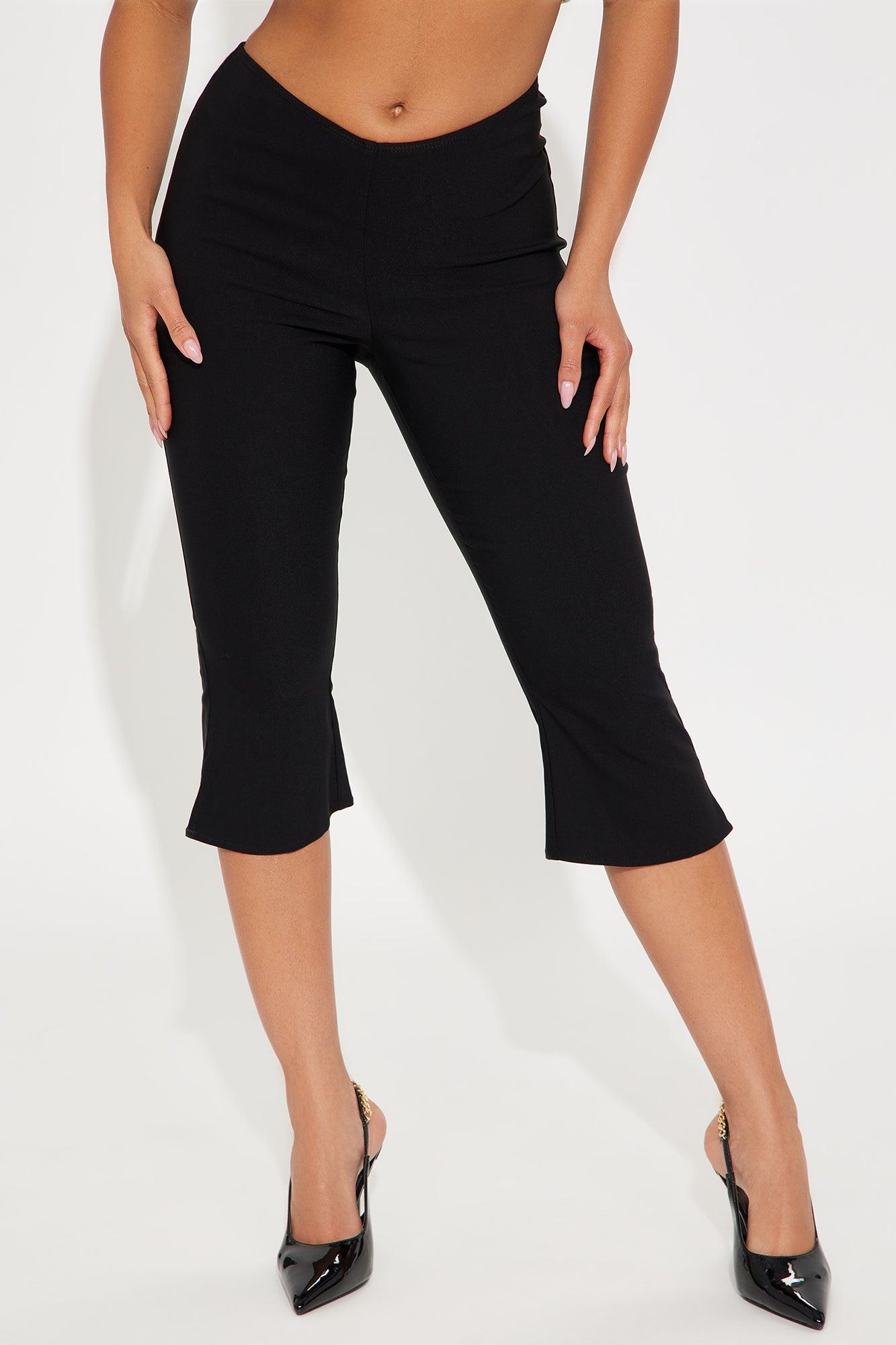 Tell Me Nothing Capri Legging - Black Product Image