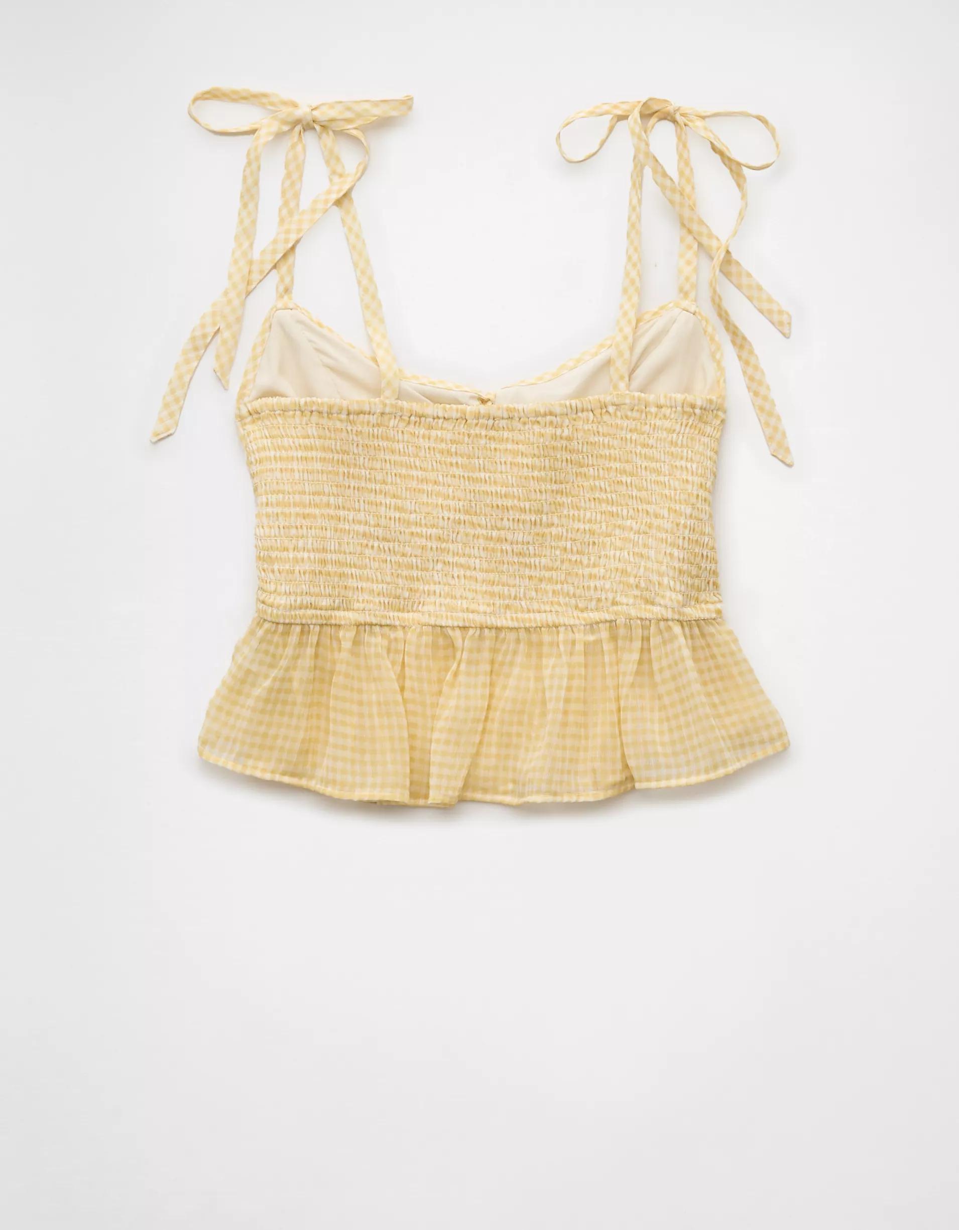 AE Corset Peplum Top Product Image