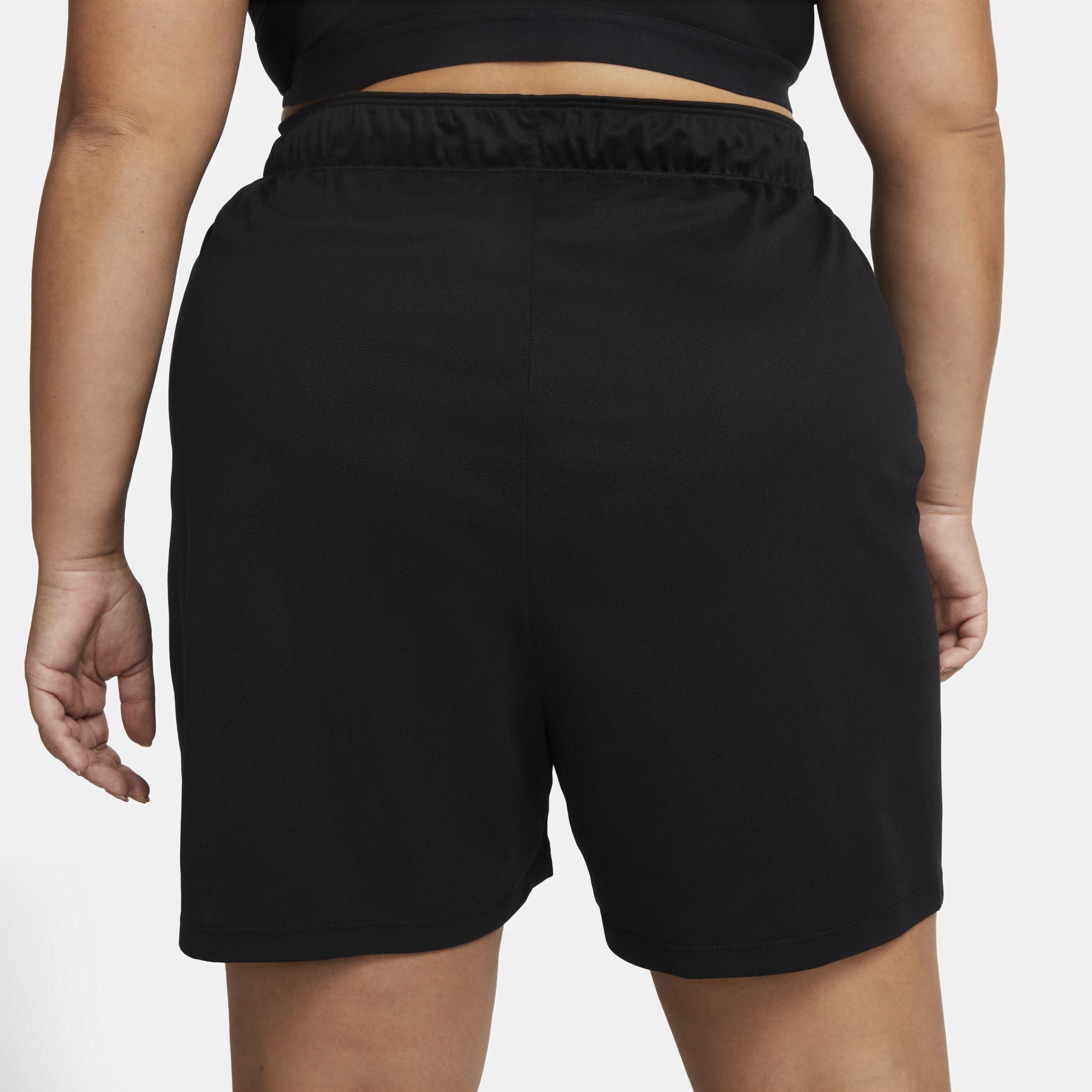 Nike Womens Dri-FIT Attack Mid-Rise 5 Unlined Shorts (Plus Size) | FB3165-010 Product Image