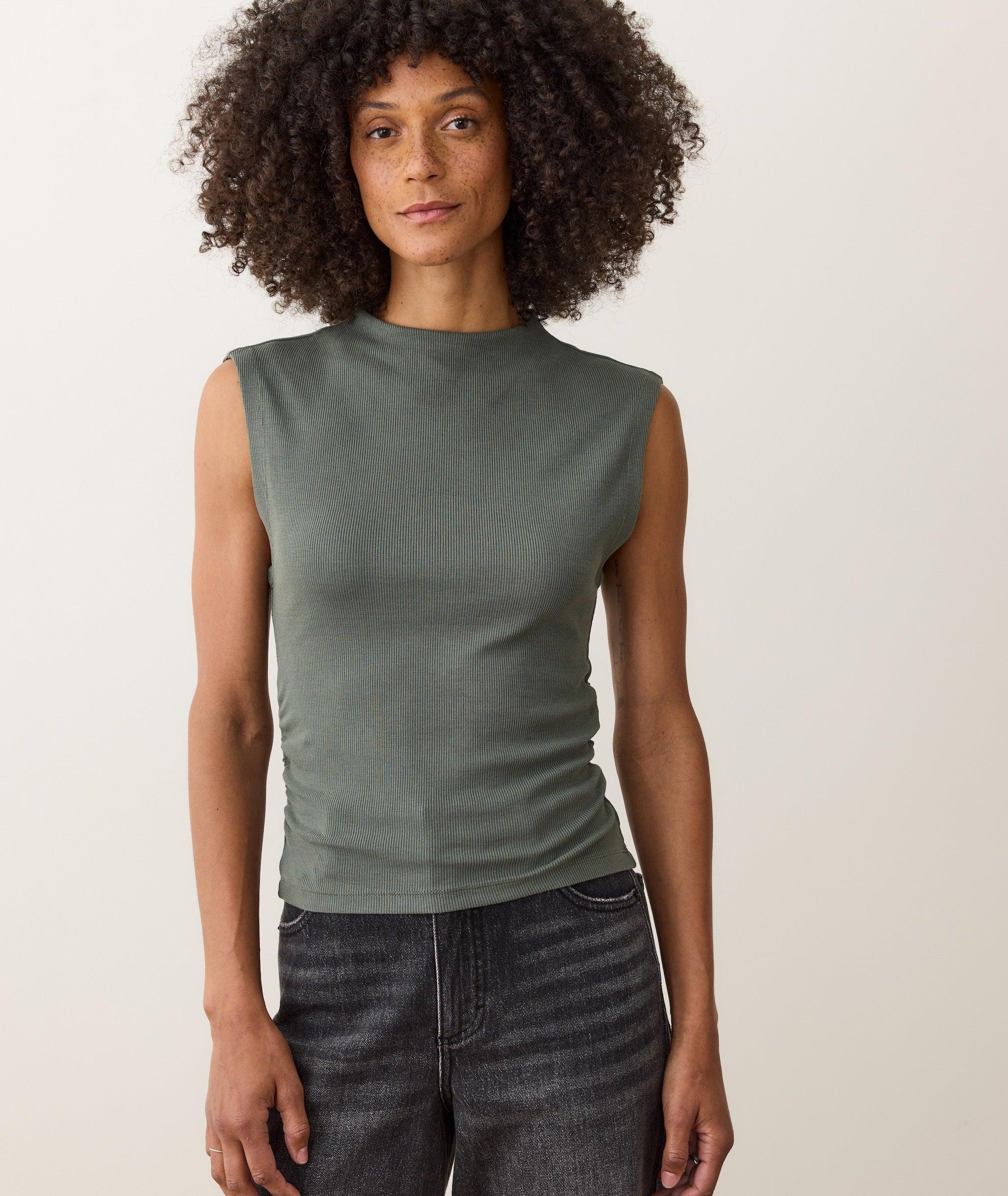 Lexi Rib Sun-In Mockneck Top Product Image