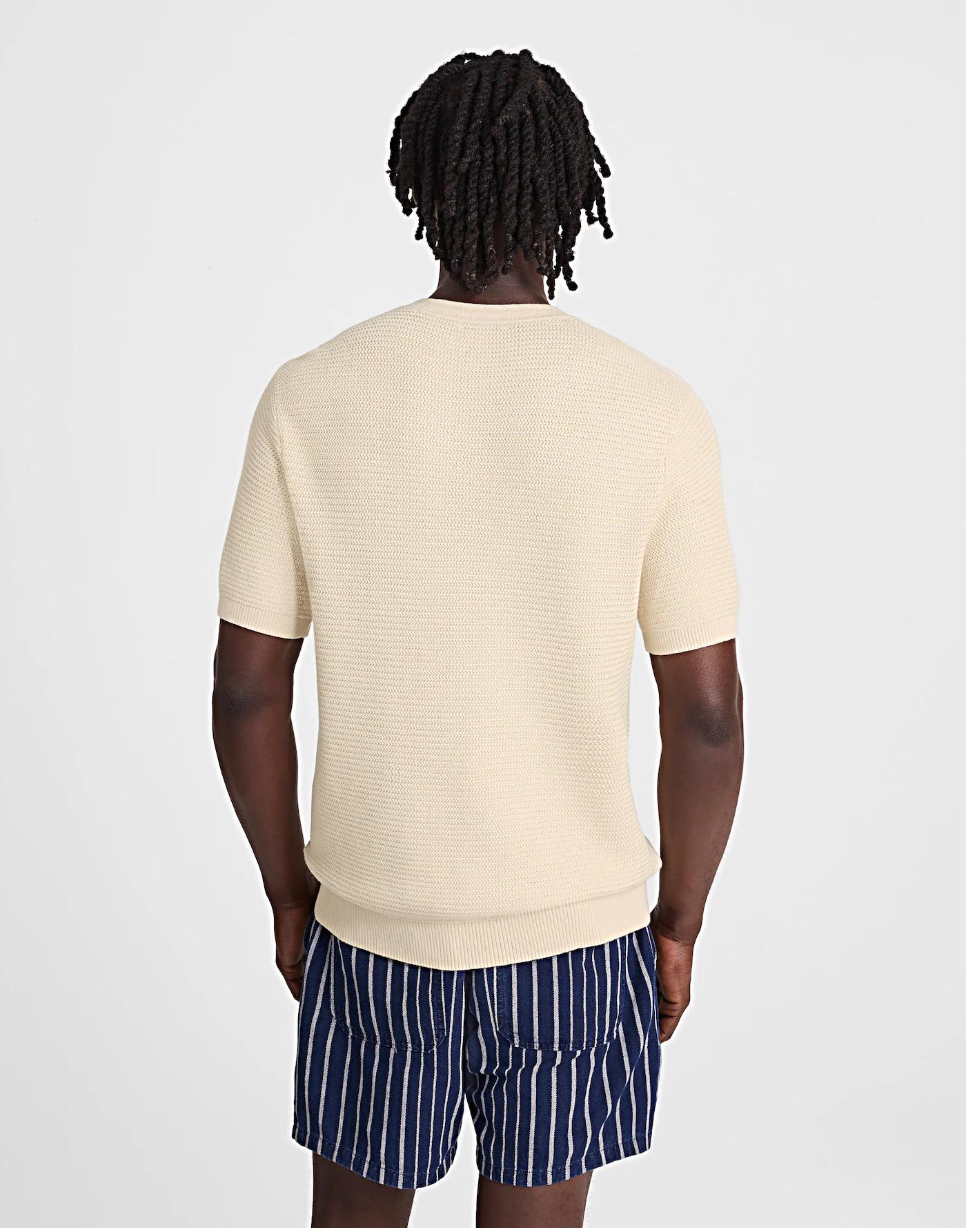 Zig-Zag Stitch Sweater Tee Product Image