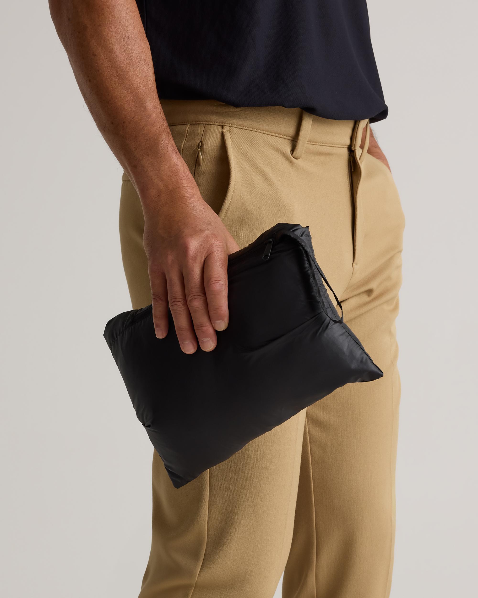 Quince | Men's Lightweight Down Packable Puffer Hooded Jacket Recycled Polyester Product Image