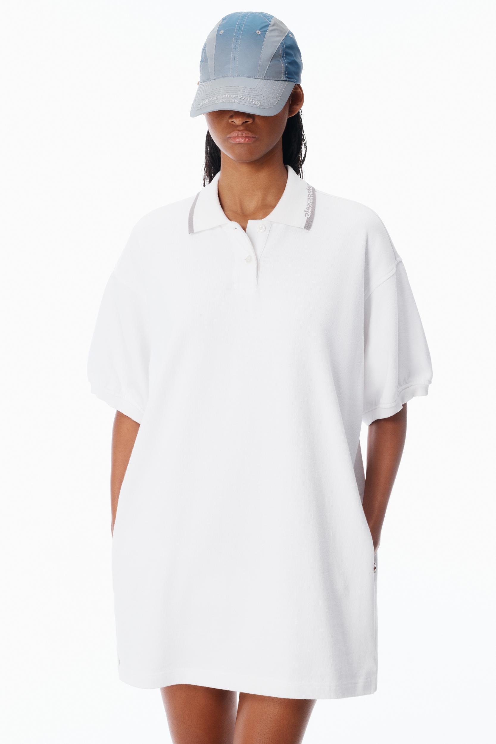 Relaxed Polo Cotton Minidress Product Image