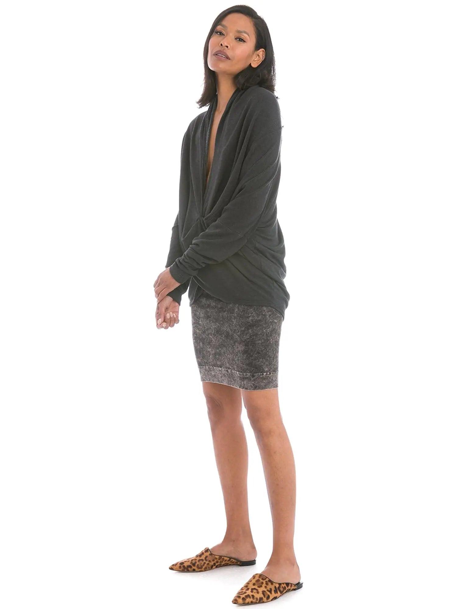 Hard Tail Cotton Pencil Skirt W-321 Product Image