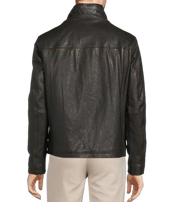 Roundtree & Yorke Pathfinder Lambskin Leather Long Sleeve Hipster Jacket Product Image