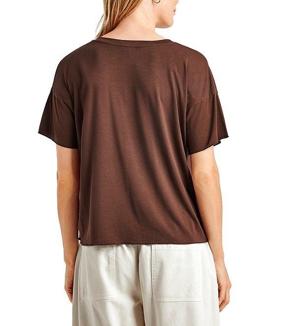 Splendid Bamboo V-Neck Short Sleeve Tee Product Image