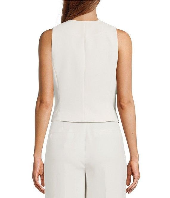 Antonio Melani Adrienne Sleeveless V-Neckline Hook Front Vest Product Image