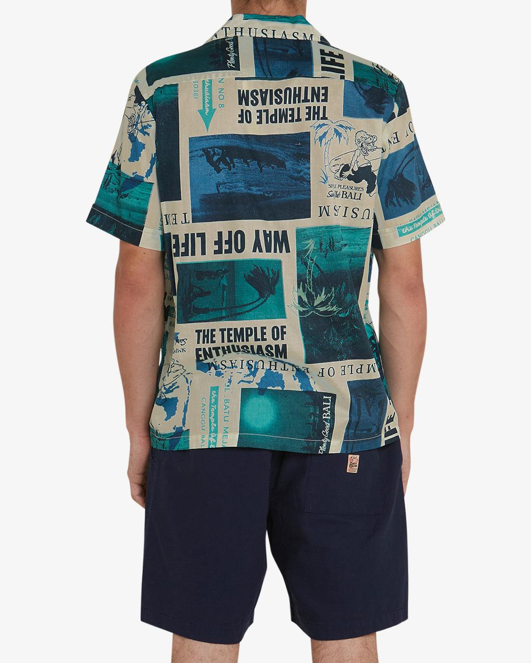 Way Off Shirt - Lagoon Product Image