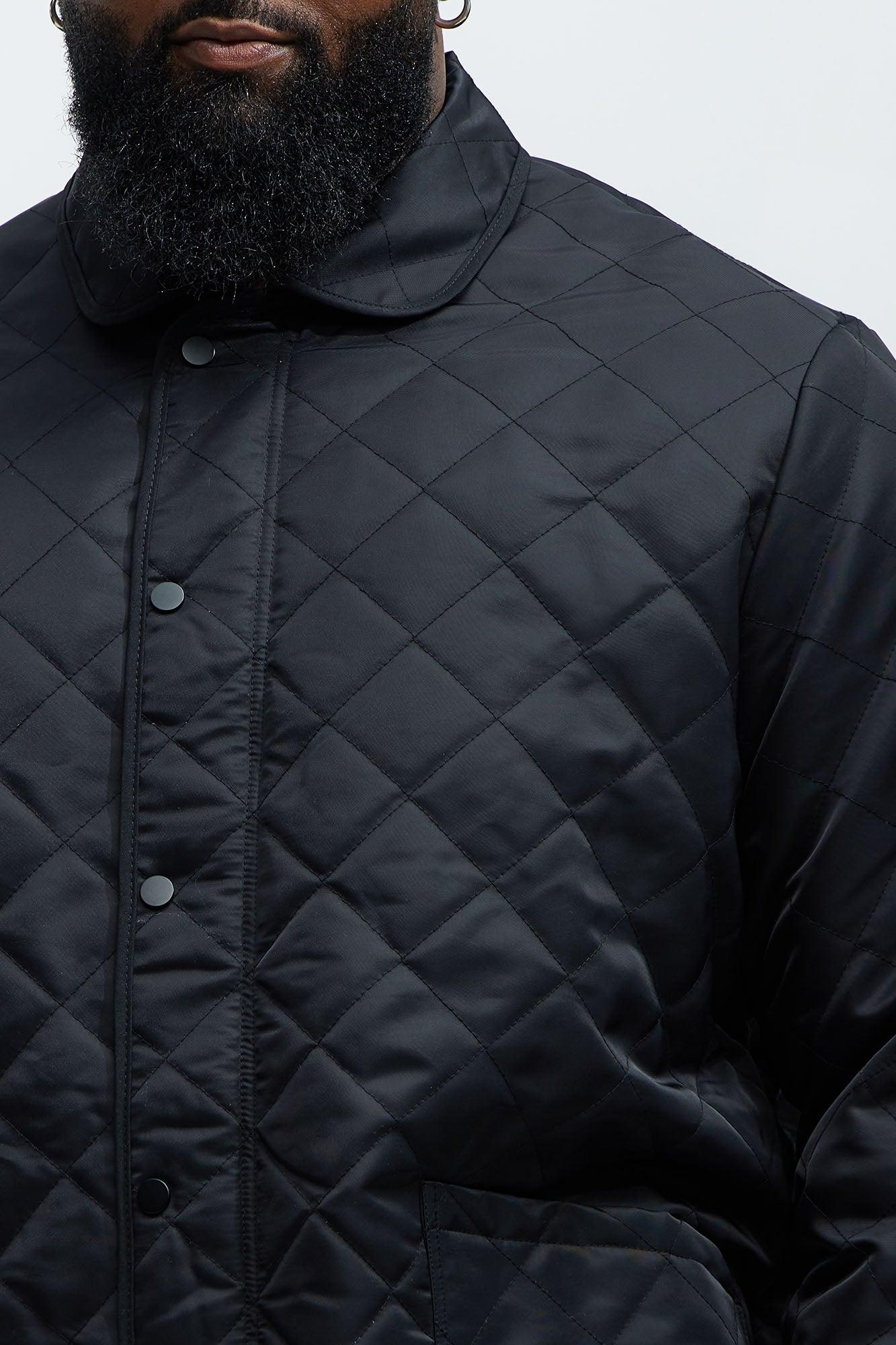 Jesse Quilted Jacket - Black Product Image