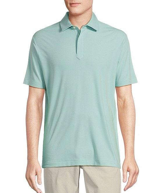 Cremieux Blue Label Performance Stretch Solid Brrr°® Pique Short Sleeve Golf Polo Shirt Product Image