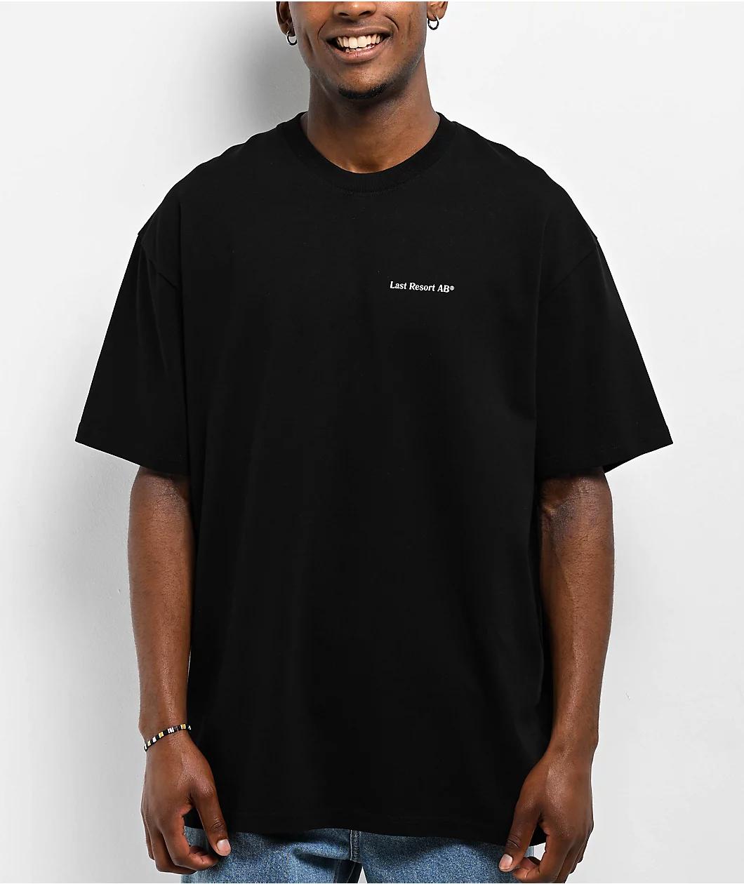 Last Resort AB 50-50 Black T-Shirt Product Image