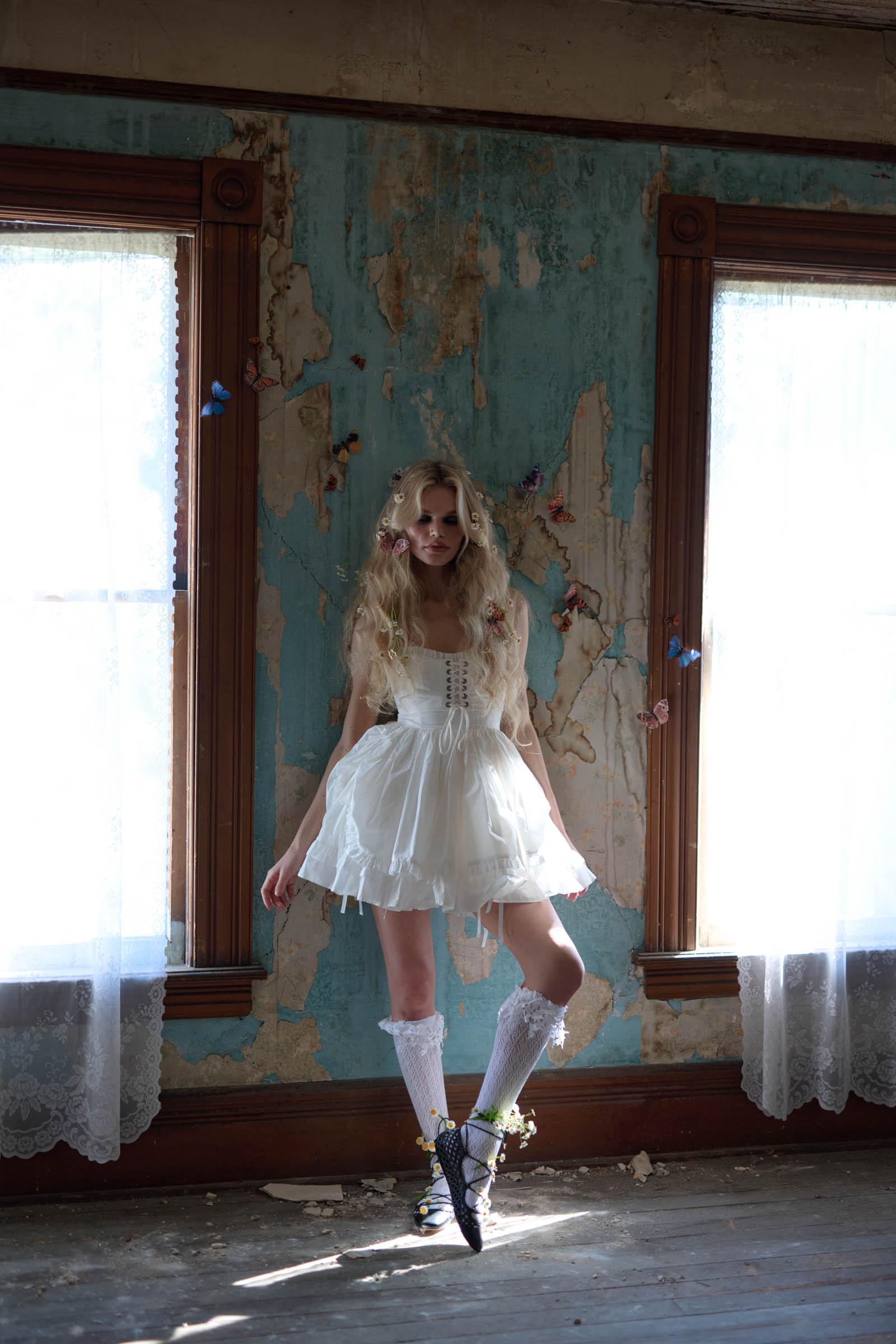 The Ivory Little Lamb Dress Product Image