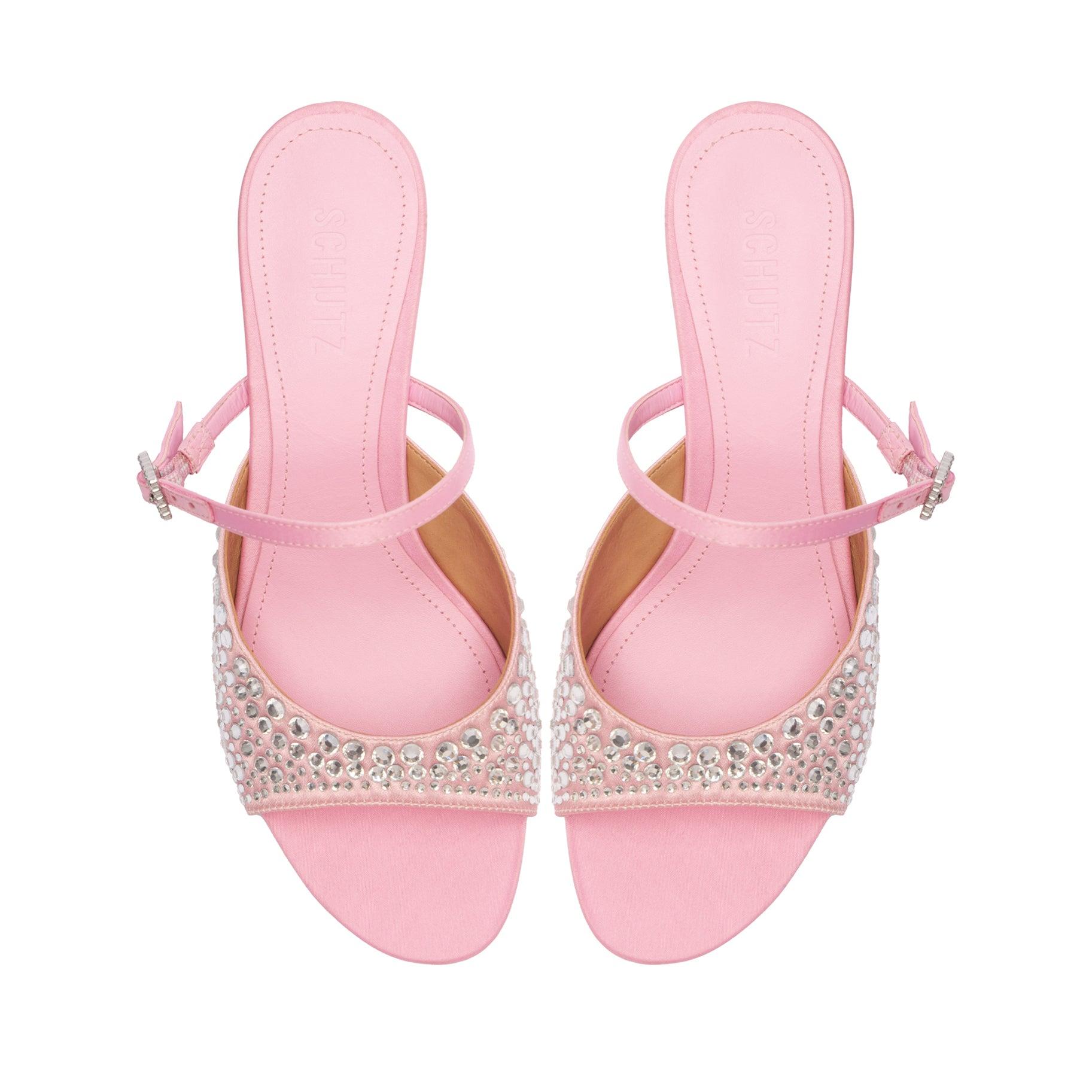 Louise Low Satin Sandal Female Product Image