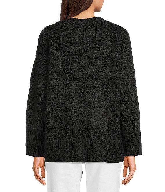 GB Solid Oversized Sweater Product Image