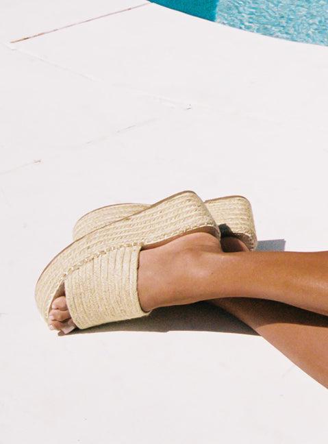 Barbados Sandals Natural Product Image