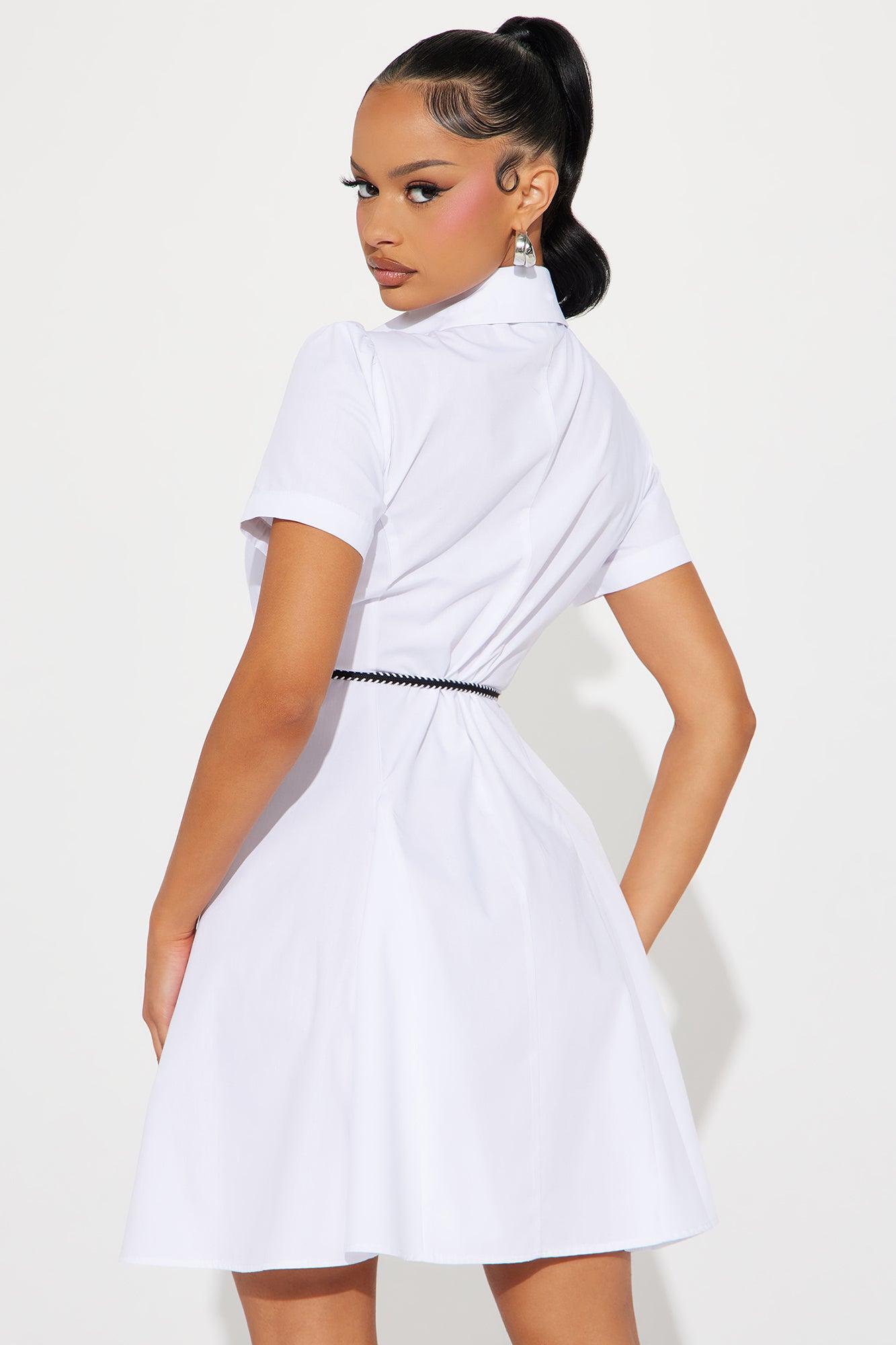 Corinne Mini Dress - White Product Image