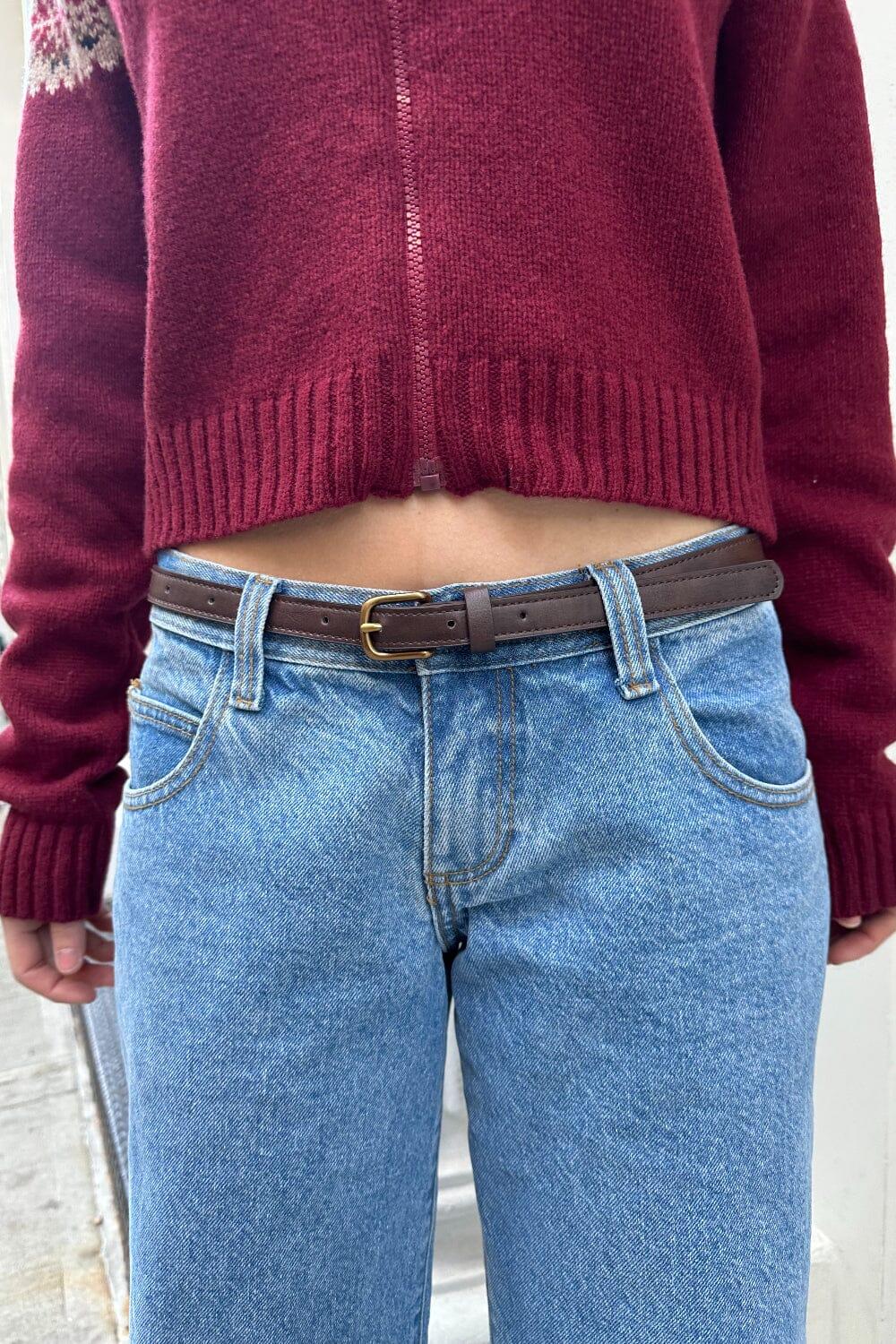 Faux Leather Buckle Belt Product Image