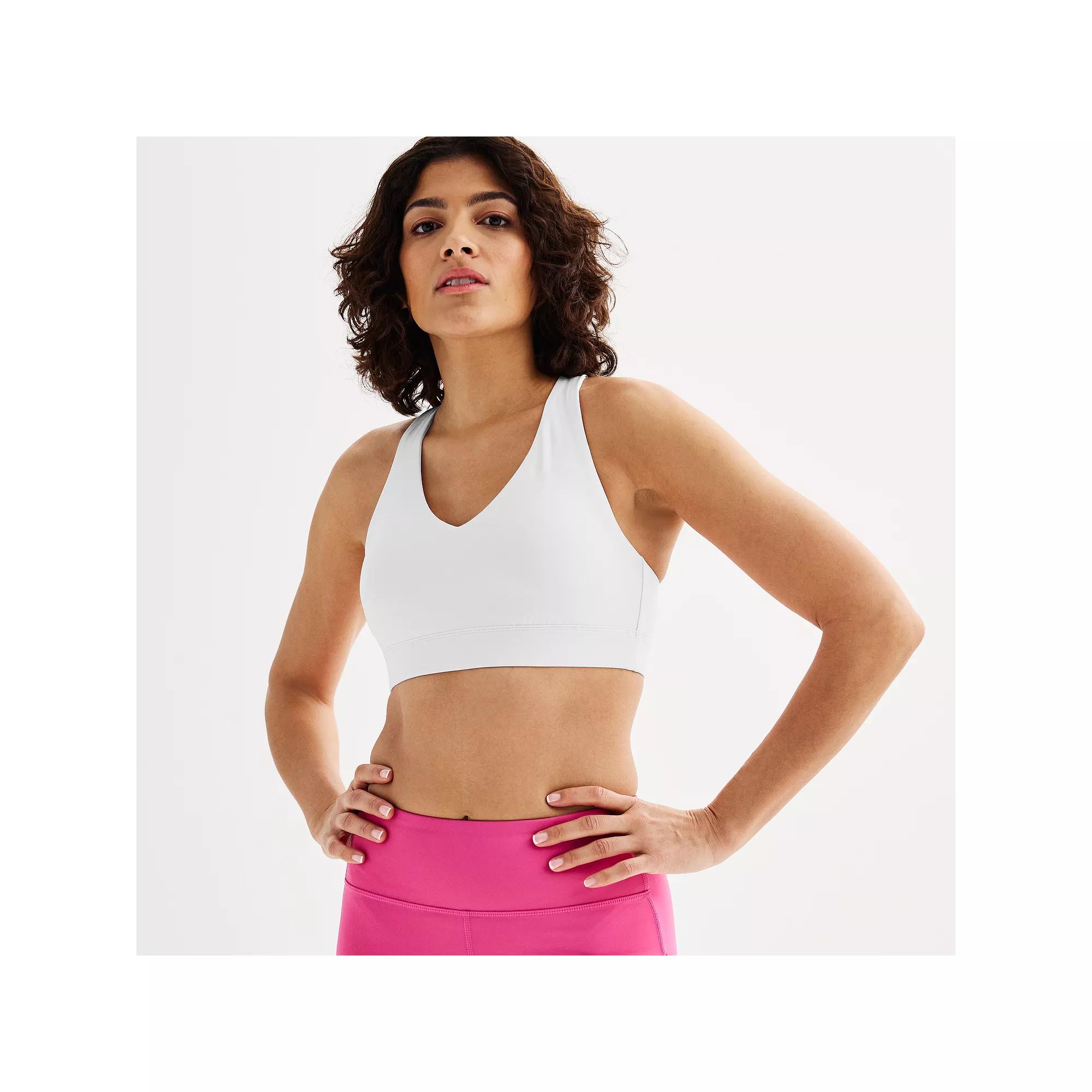 Tek Gear® Ultrastretch Medium-Impact V-Neck Sports Bra, Women's,  Product Image