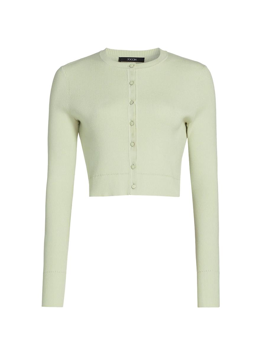 Womens Zoe Crop Cardigan Product Image