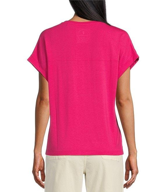 Tommy Bahama Kauai Solid Stretch Jersey V-Neck Short Sleeves Relaxed Fit T-Shirt Product Image