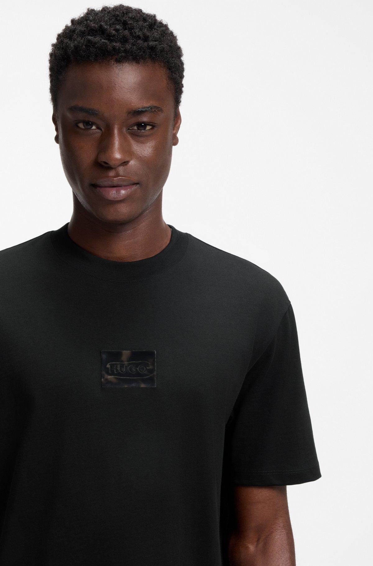 Tortoise-logo T-shirt in cotton jersey Product Image
