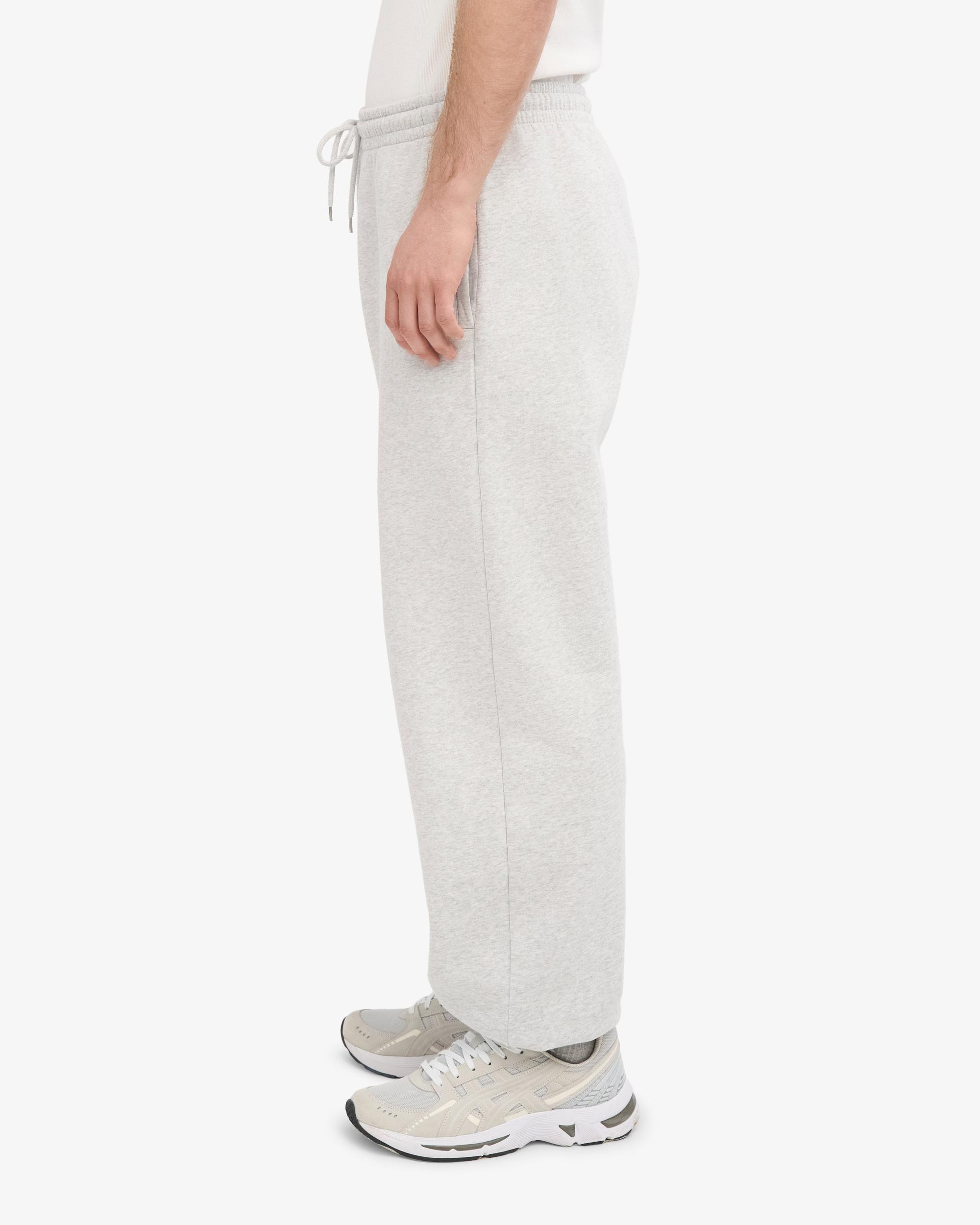 Organic Relaxed Sweatpants - Snow Melange Product Image