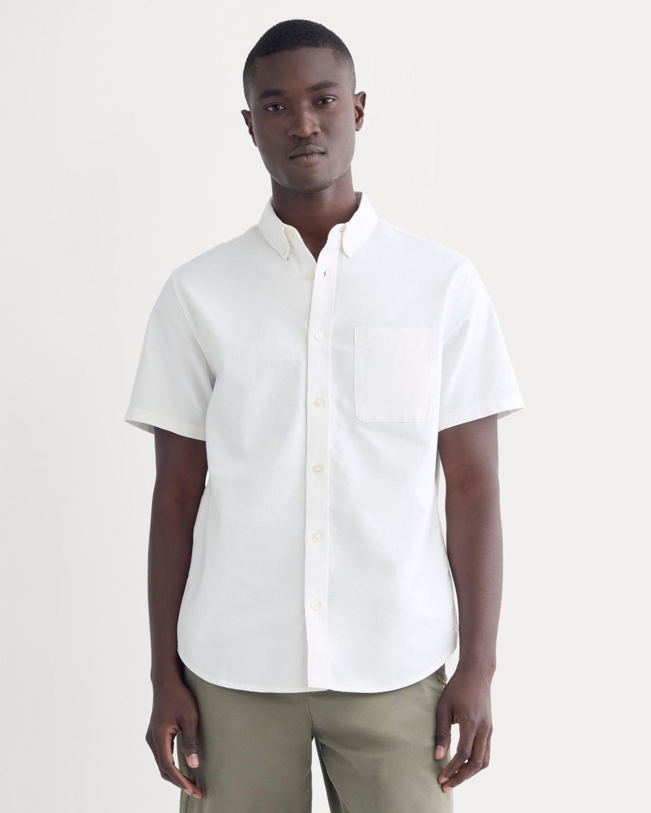Mens Organic Short Sleeve Oxford Shirt by Everlane Product Image