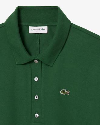 Women's Slim Fit Adjustable Piqué Polo Product Image