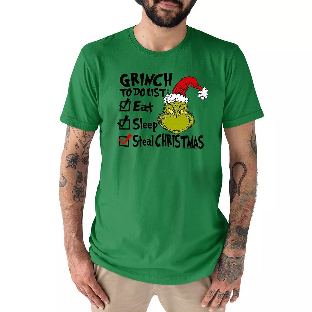 Big & Tall Dr. Seuss To Do List Tee, Men's,  Product Image