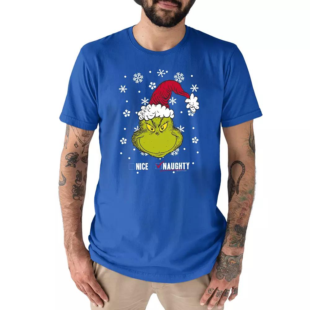 Men's Dr. Seuss The Grinch Bad Nice Tee,  Product Image