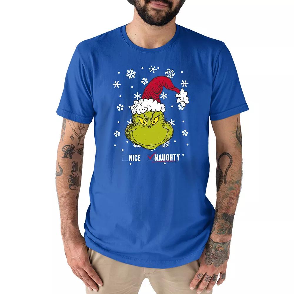 Men's Dr. Seuss The Grinch Bad Nice Tee,  Product Image