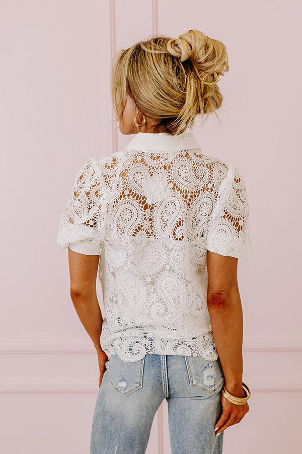 The Palmer Crochet Top Product Image