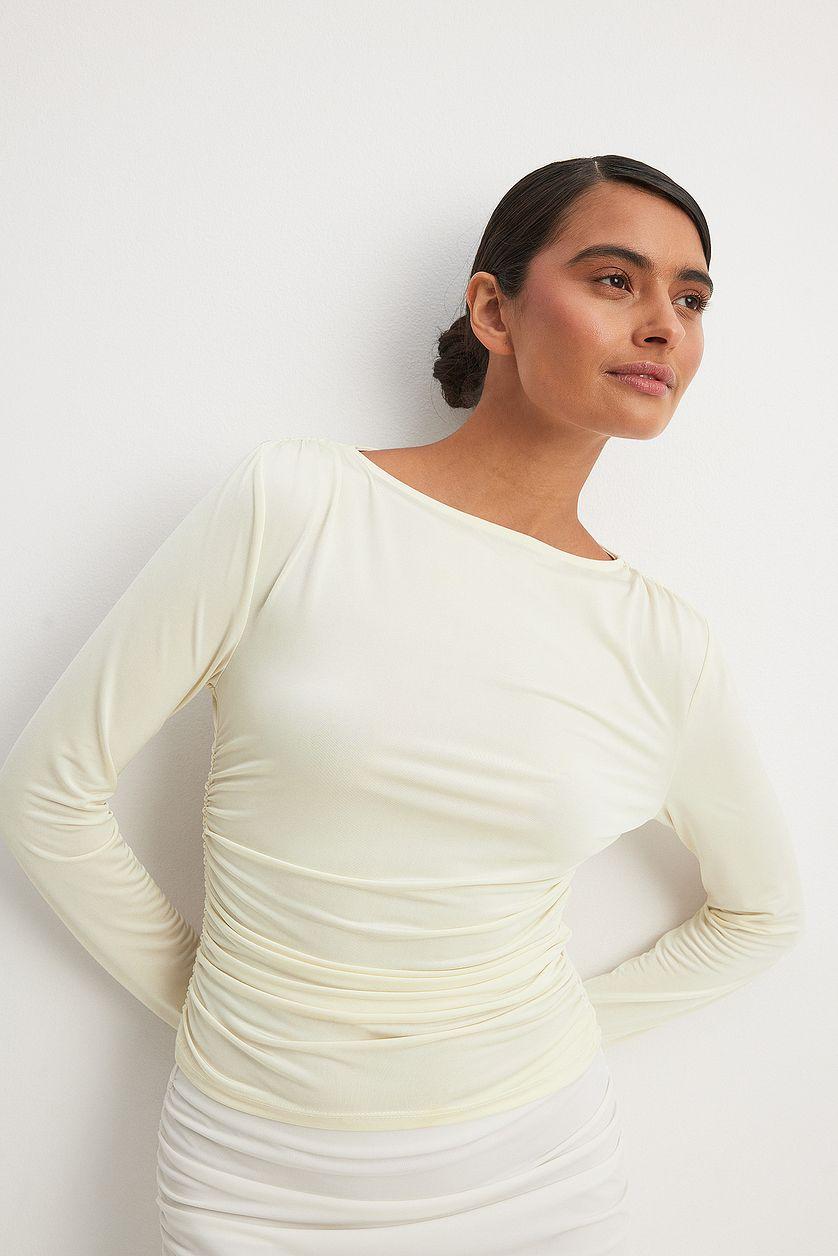 Shiny Drapy Top Product Image