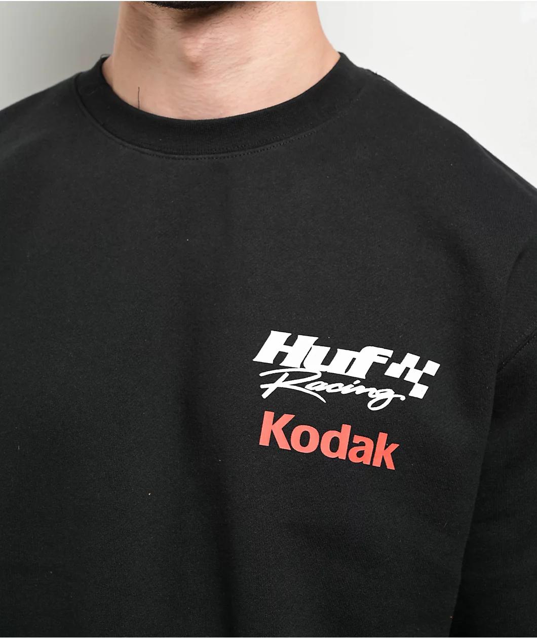 HUF x Kodak Ride The Lightning Black Crewneck Sweatshirt Product Image